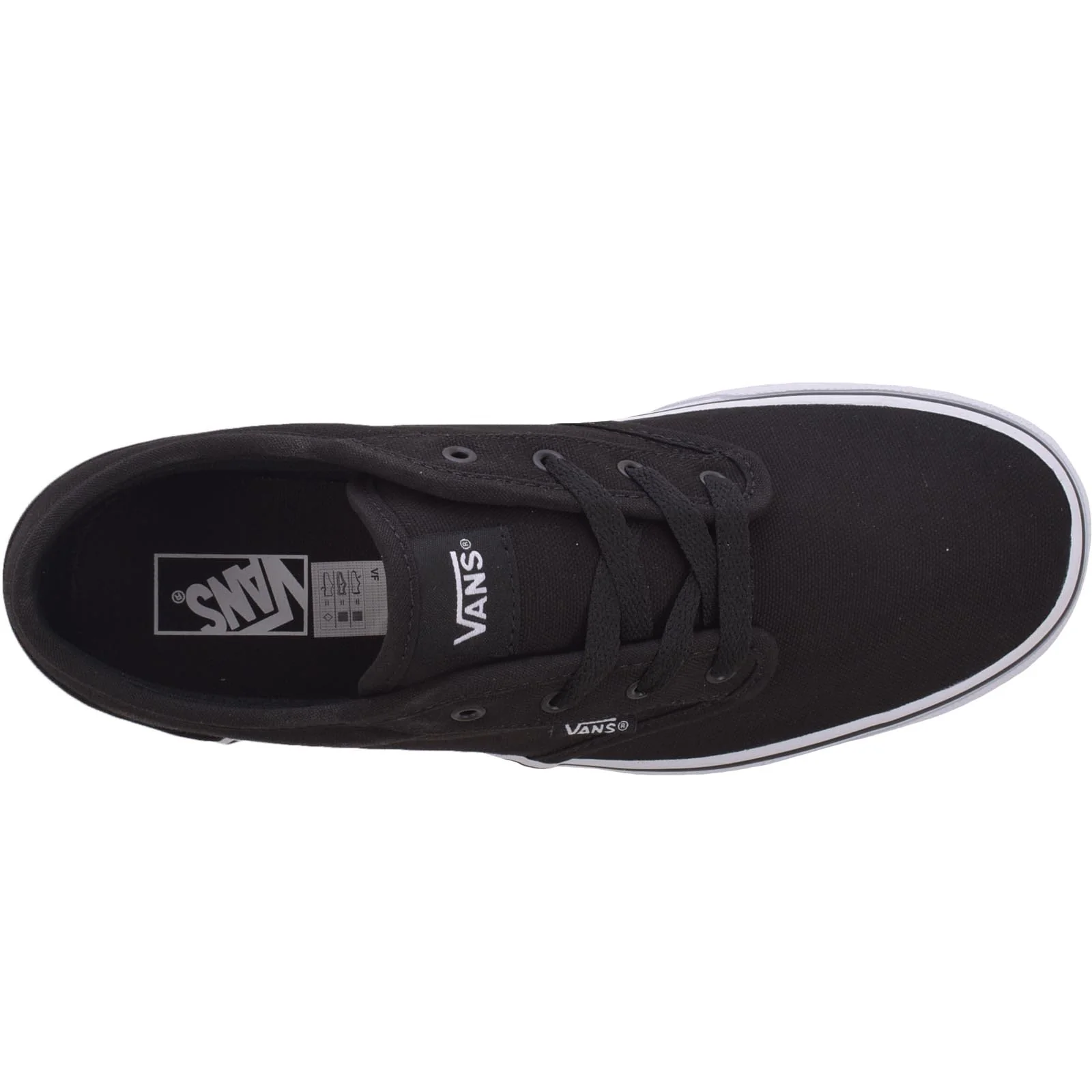 Vans Kids Atwood Canvas Trainers - Black - Image 3