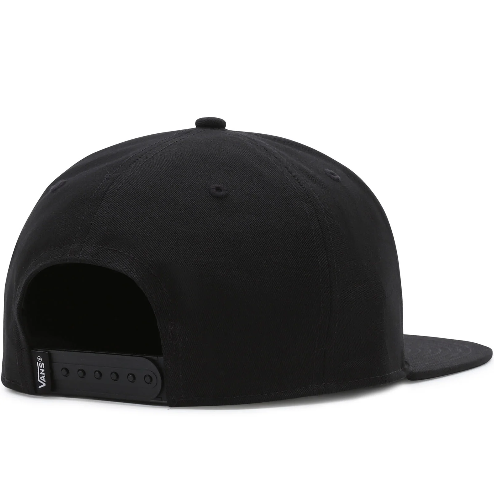 Vans Kids Orbiter Flat Peak Snapback Cap Hat - Black - Image 2