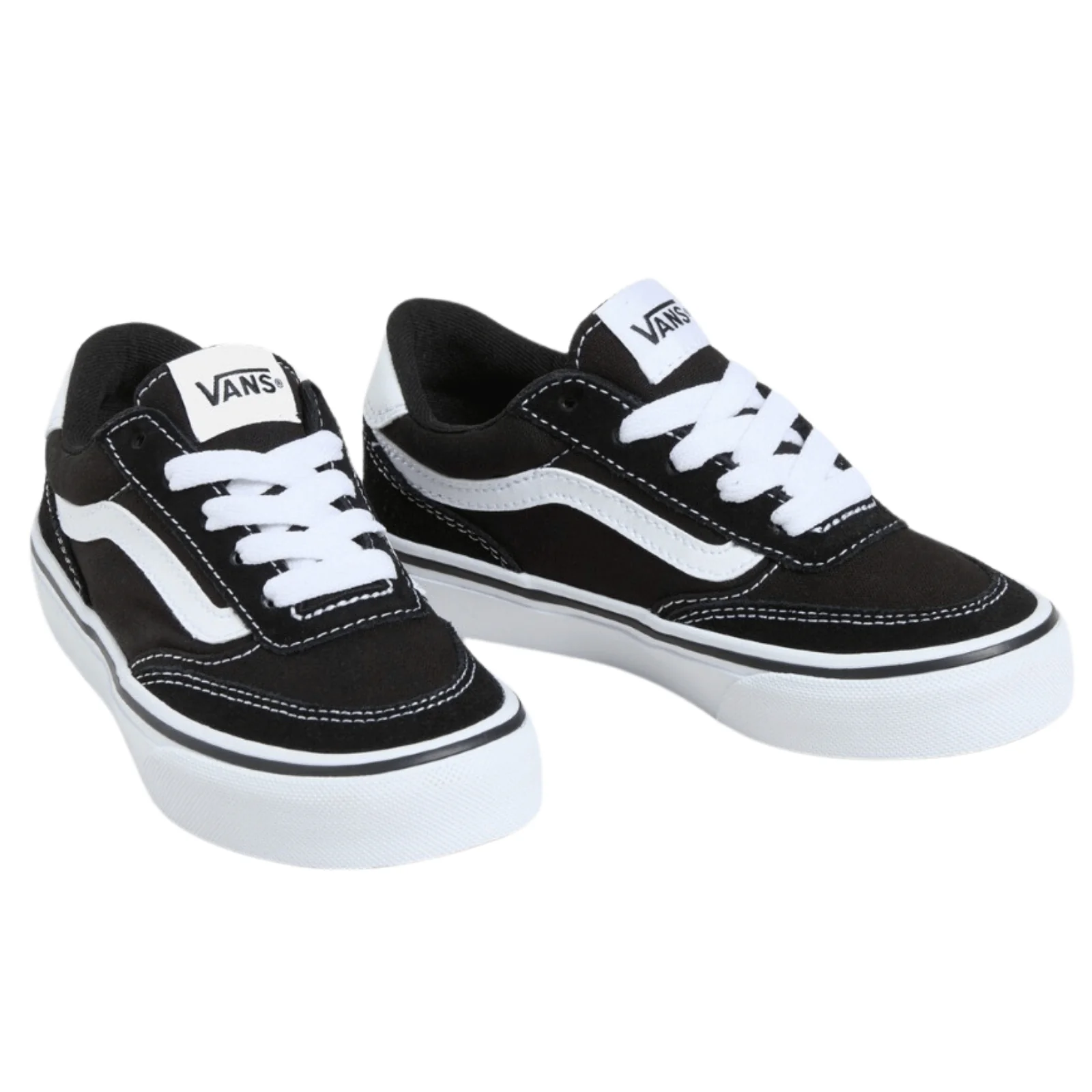 Vans Kids Brooklyn Ls Suede/Canvas Trainers - Image 3