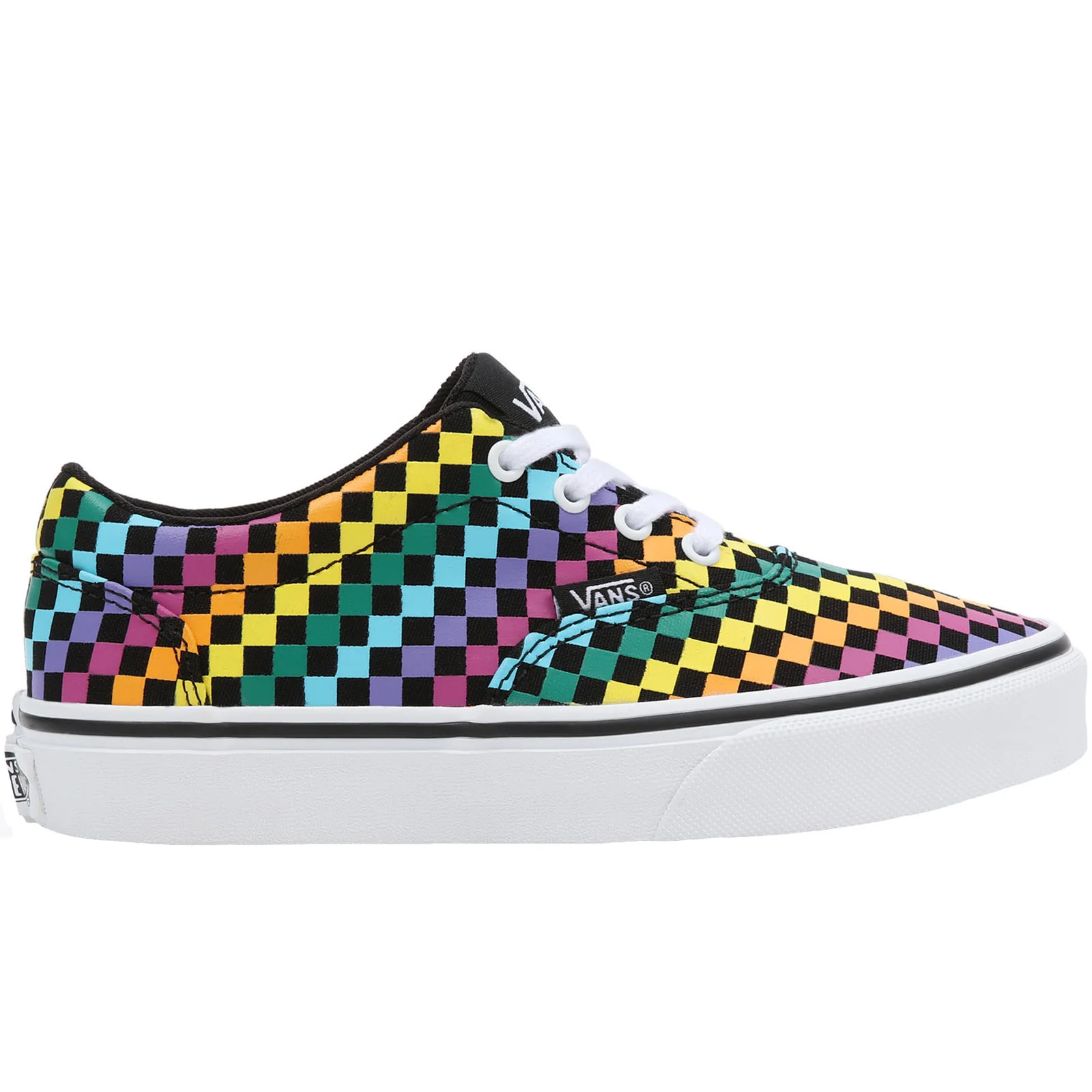Vans Kids Doheny Low Rise Canvas Trainers Shoes - Image 2
