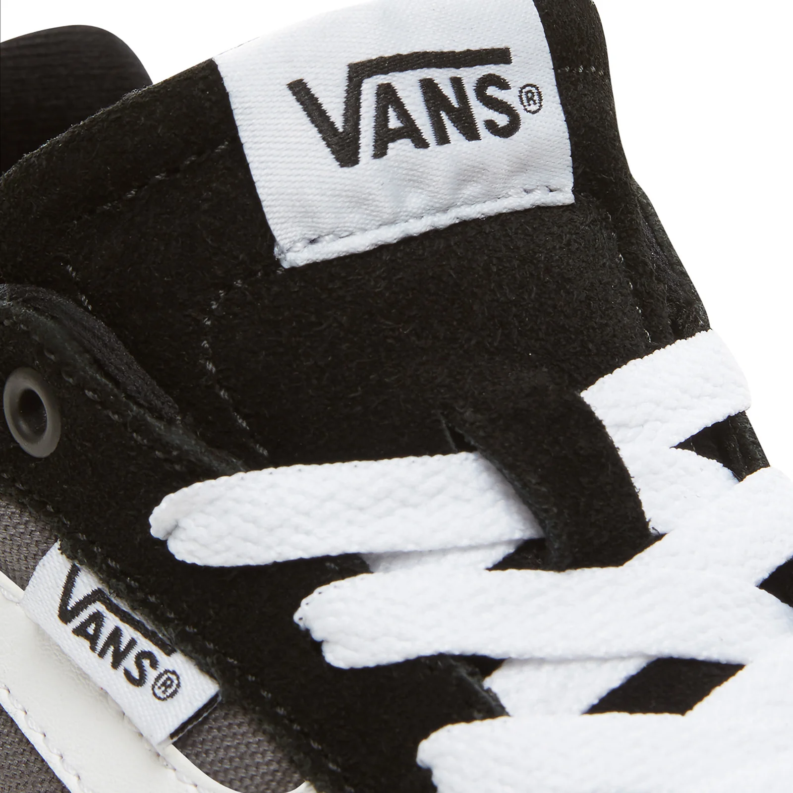 Vans Kids Filmore Low Rise Canvas Hook & Loop Trainers - Black - Image 5