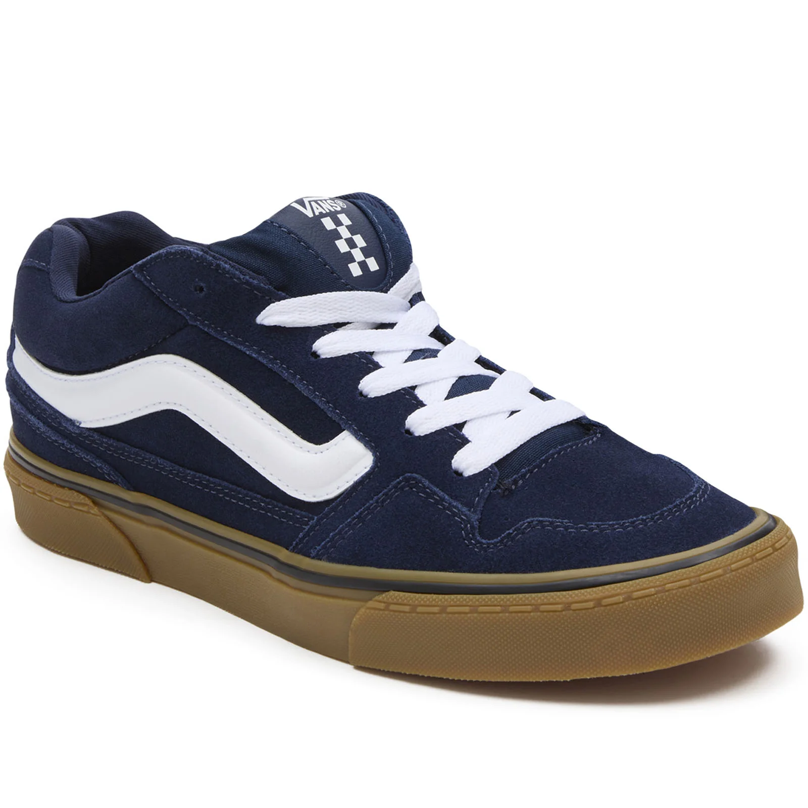 Vans Mens Caldrone Low Rise Lace Up Suede Trainers Shoes - Image 6
