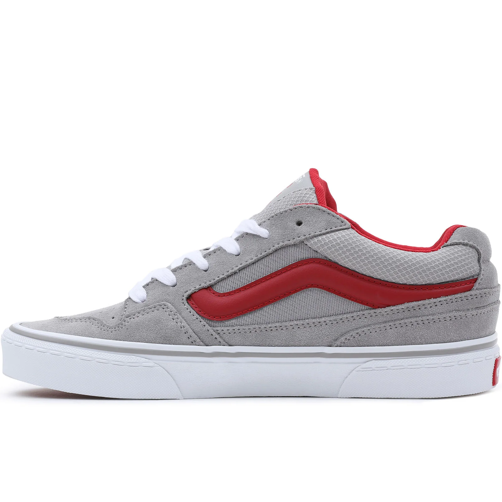 Vans Mens Caldrone Suede Low Rise Retro Trainers - Charcoal - Image 2