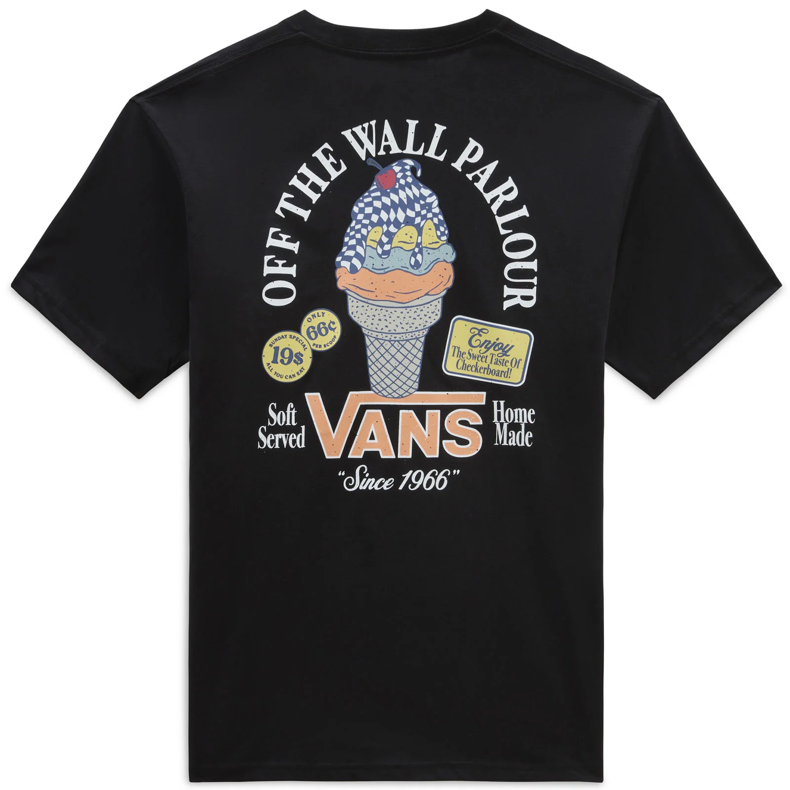 Vans Mens Checkerboard Taste Crew Neck T-Shirt - Image 2