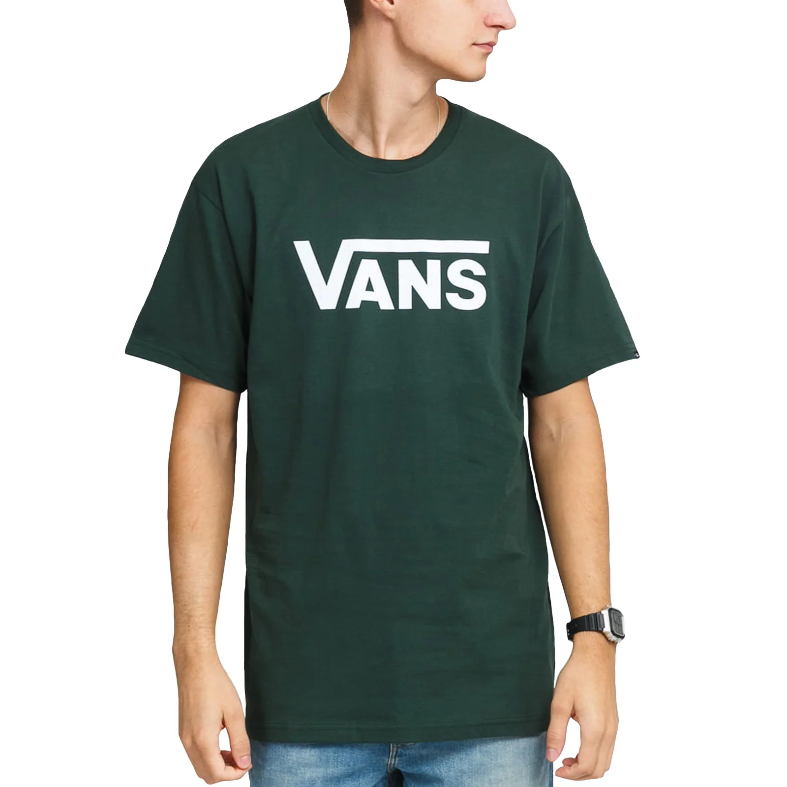 Vans Mens Classic Cotton T-Shirt - Dark Green