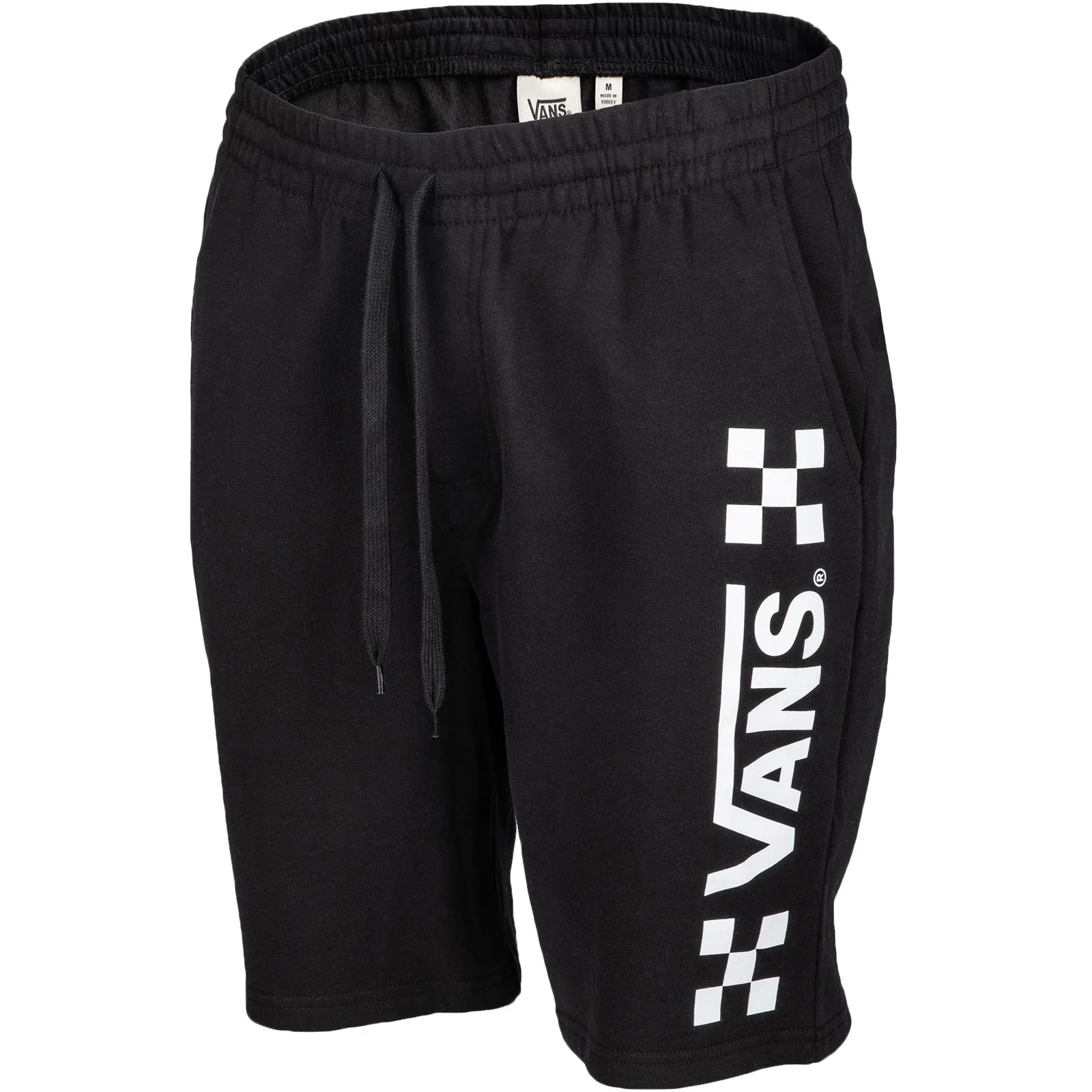 Vans Mens Drop V Checked Sweat Shorts - Black