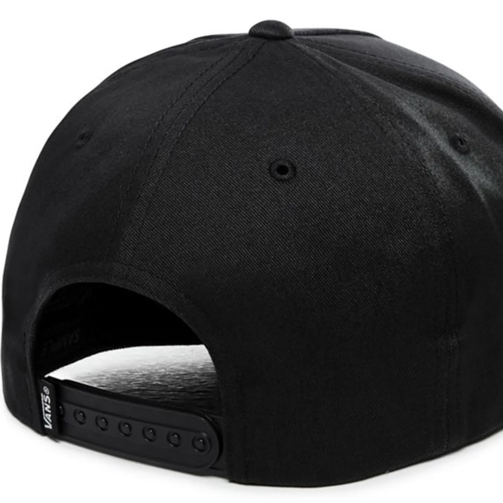 Vans Mens Duelo II Snapback Baseball Cap - Black/White - Image 2