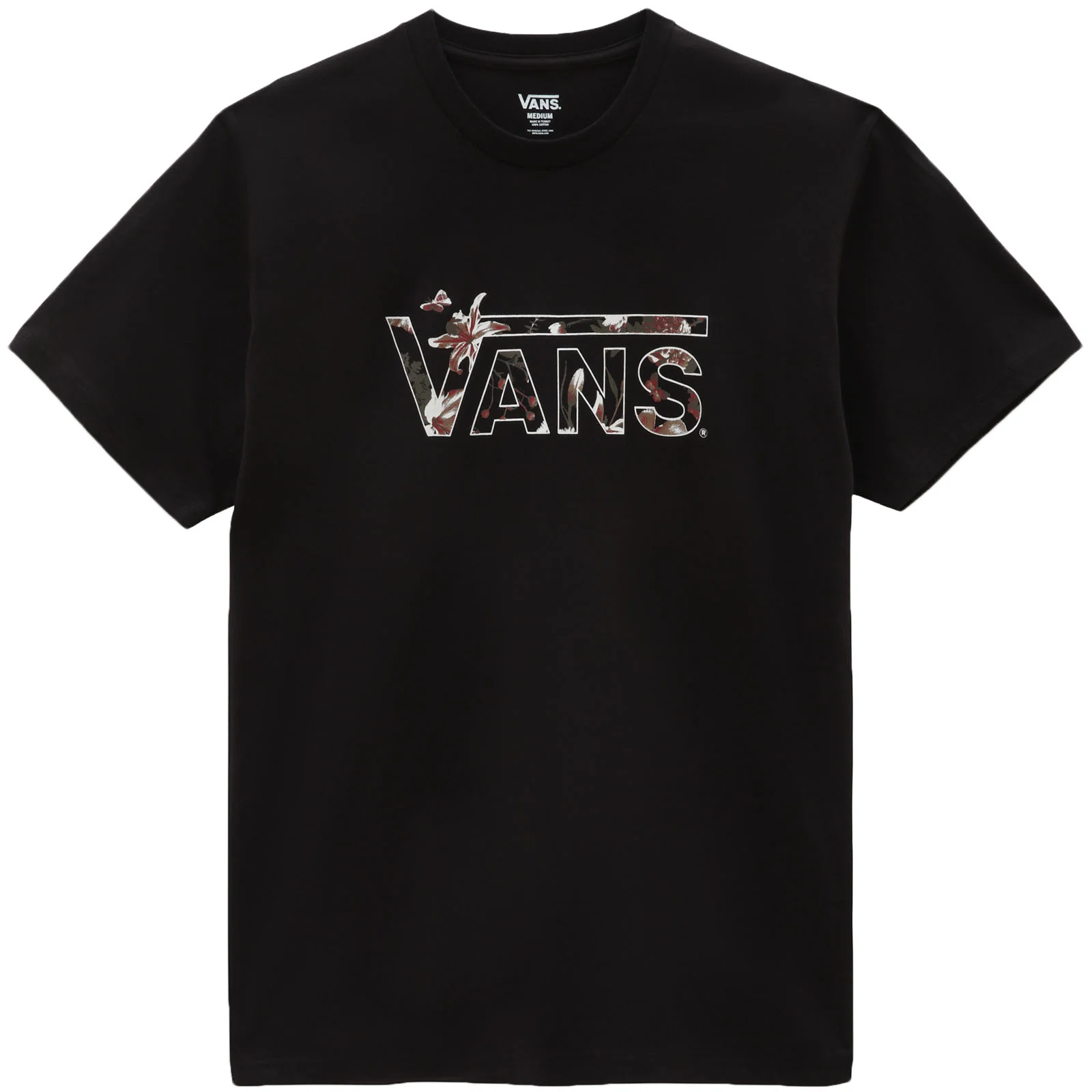 Vans Mens Night Garden Cotton T-Shirt Tee - Image 2