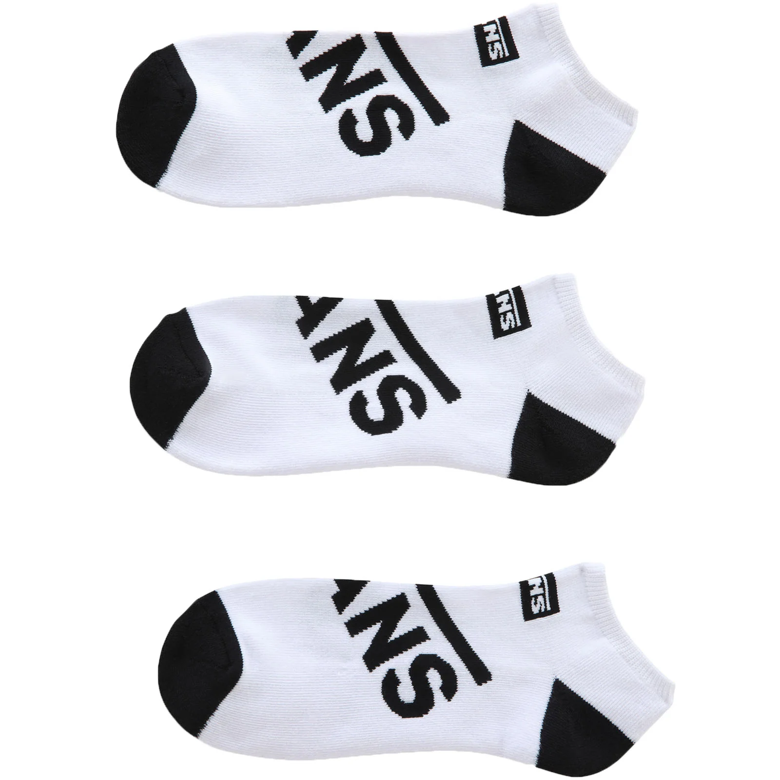 Vans Mens 3 Pack No Show Socks - Image 3