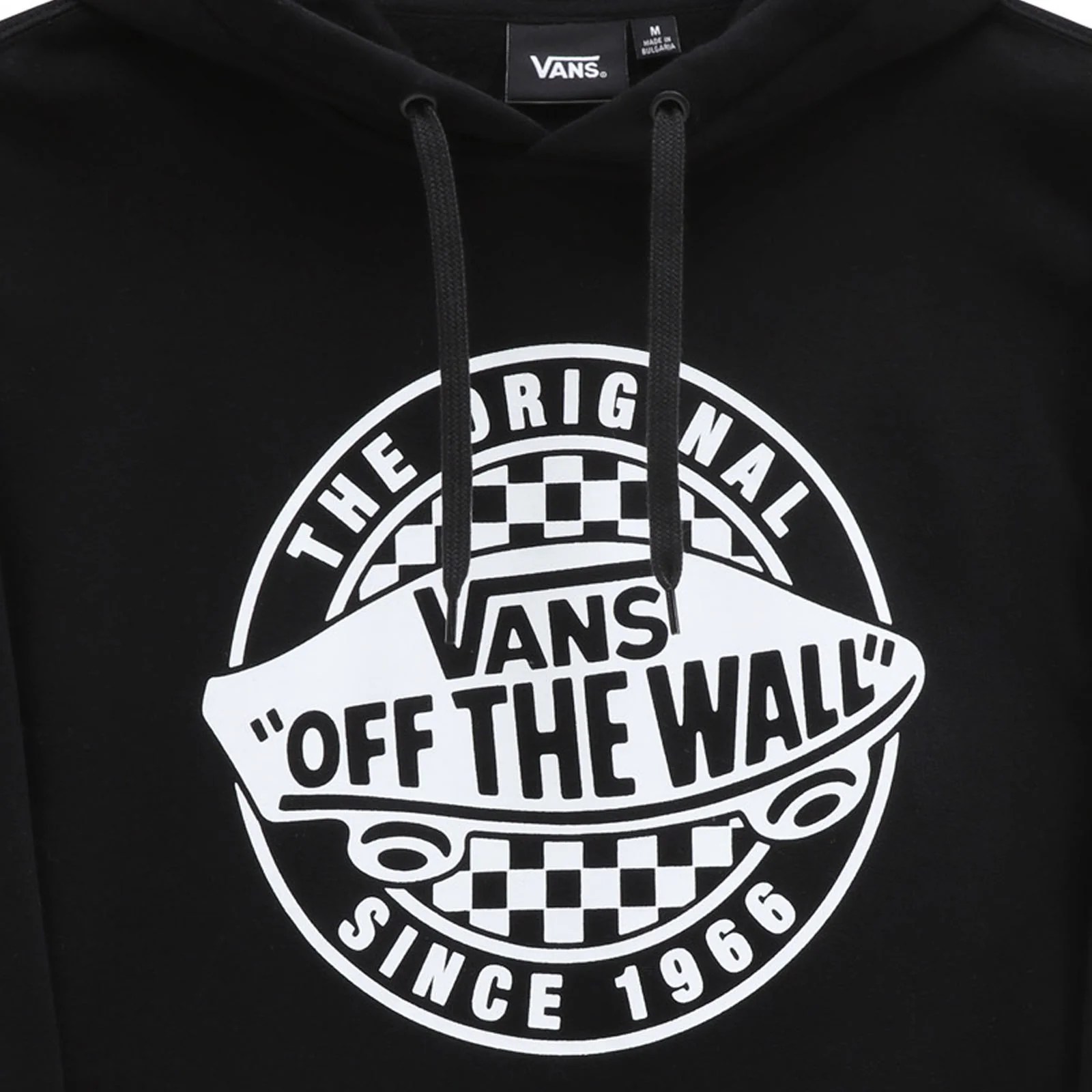 Vans Mens Off The Wall OG 66 Hoodie - Black - Image 2