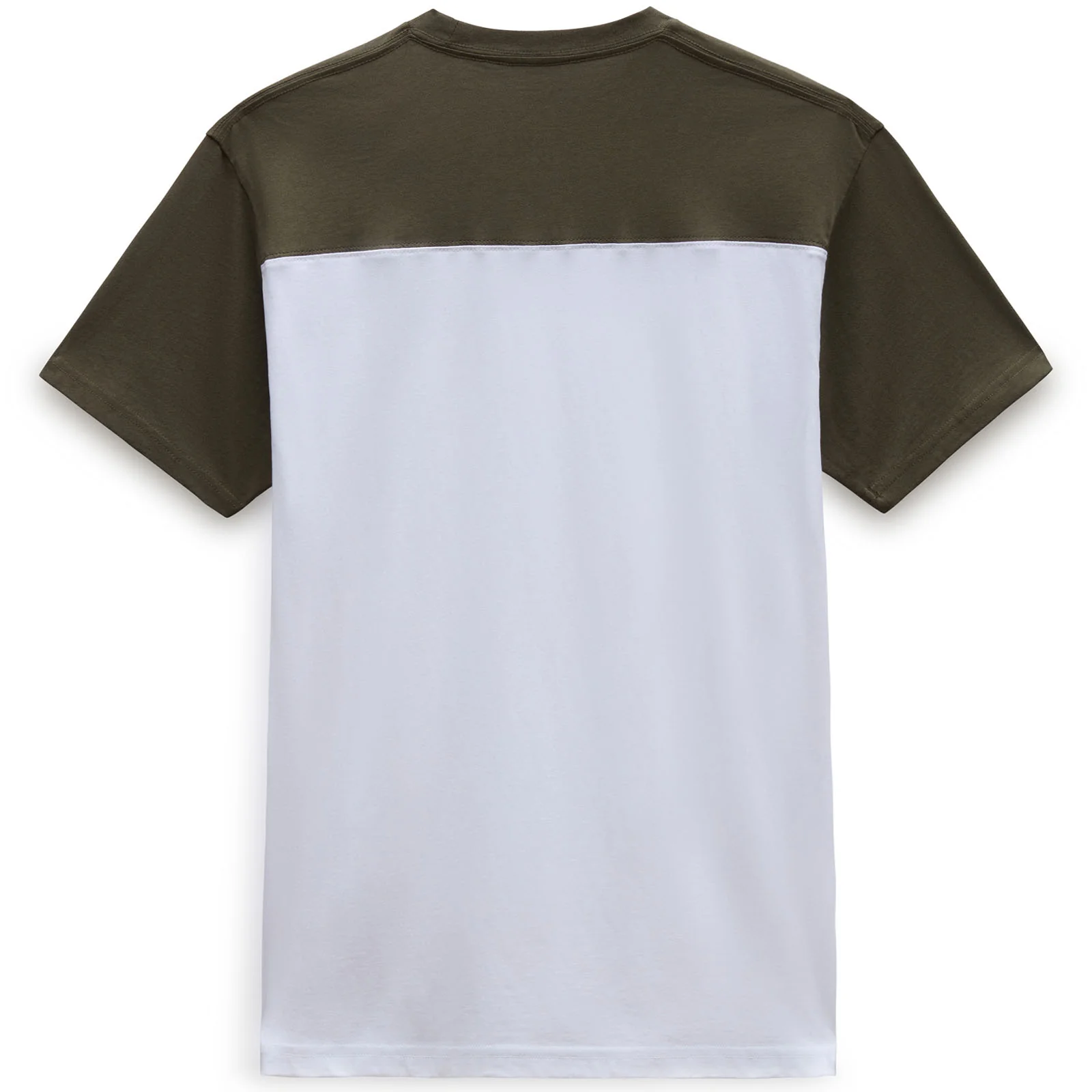 Vans Mens Script Crew Colourblock T-Shirt - Image 7