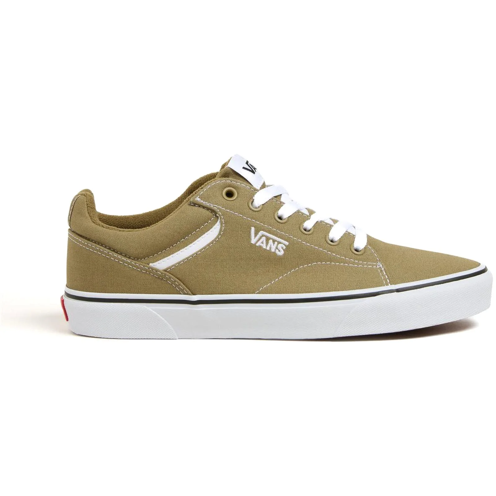 Vans Mens Seldan Canvas Low Rise Trainers - Image 4