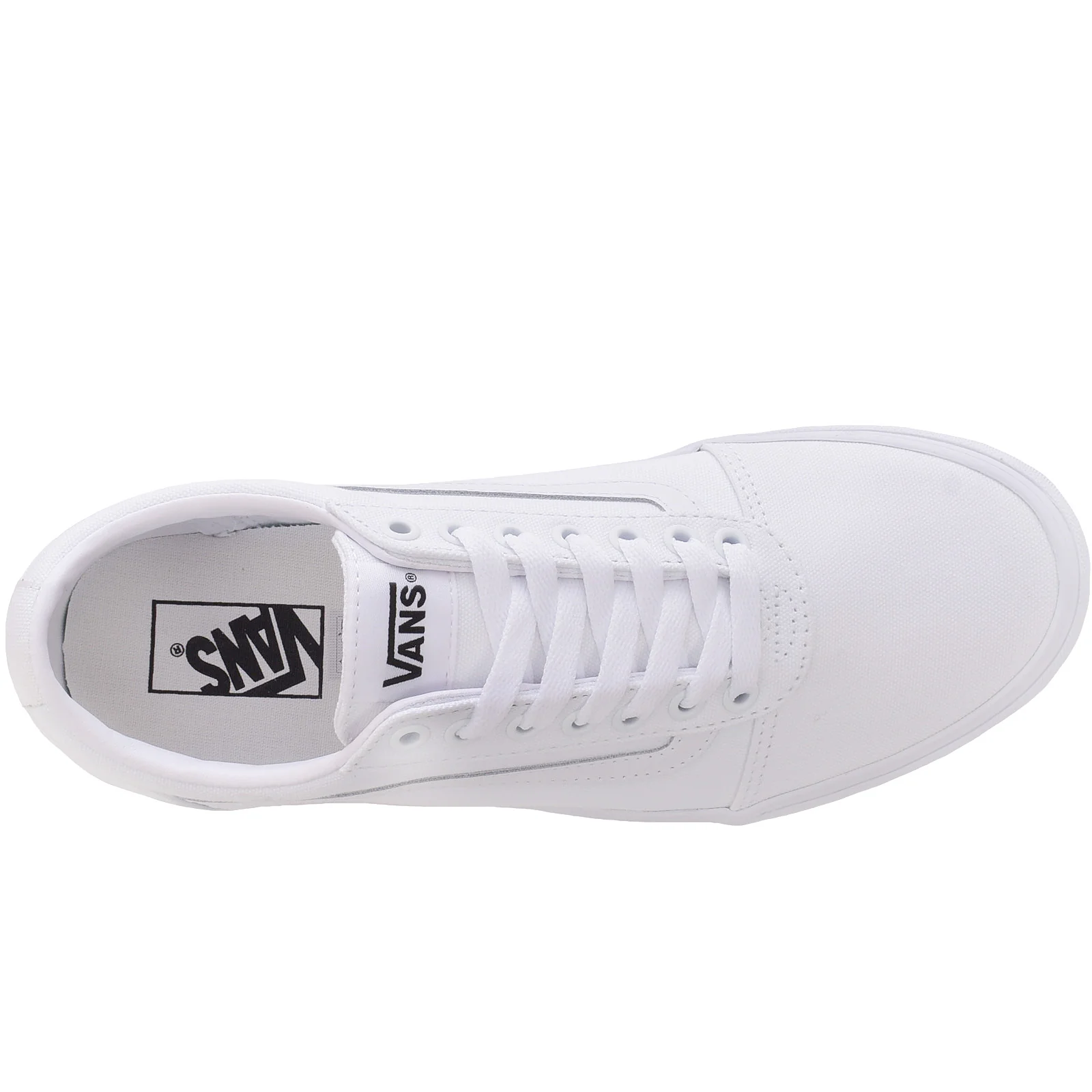 Vans Mens Ward Low Top Canvas Trainers - Image 9