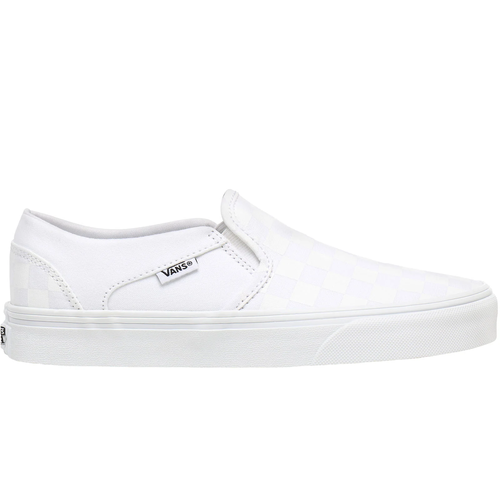 Vans Womens Asher Casual Slip On Bold Pattern Plimsoll Trainers Pumps Shoes - Image 4