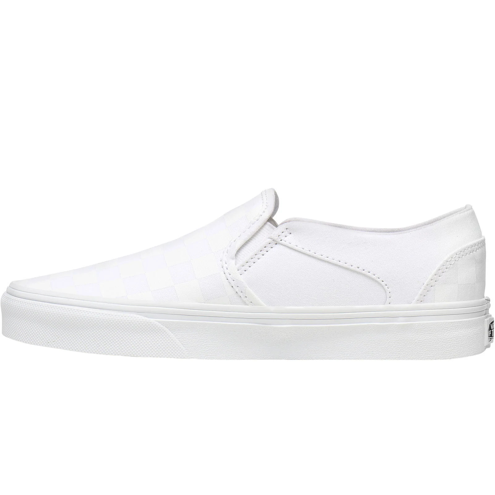Vans Womens Asher Casual Slip On Bold Pattern Plimsoll Trainers Pumps Shoes - Image 7