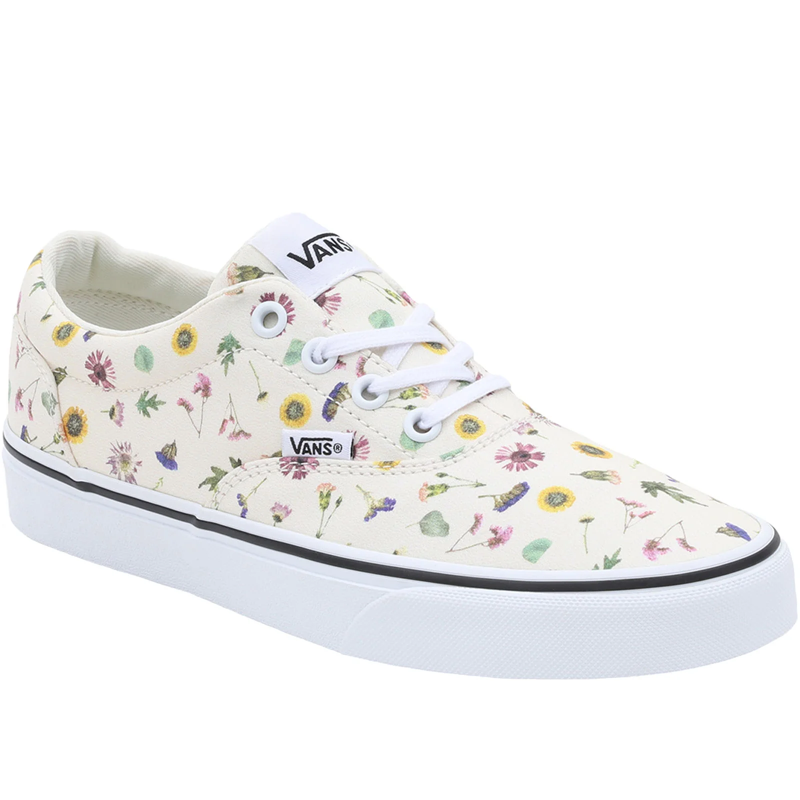 Vans Womens Doheny Low Rise Canvas Trainers Shoes - Image 2