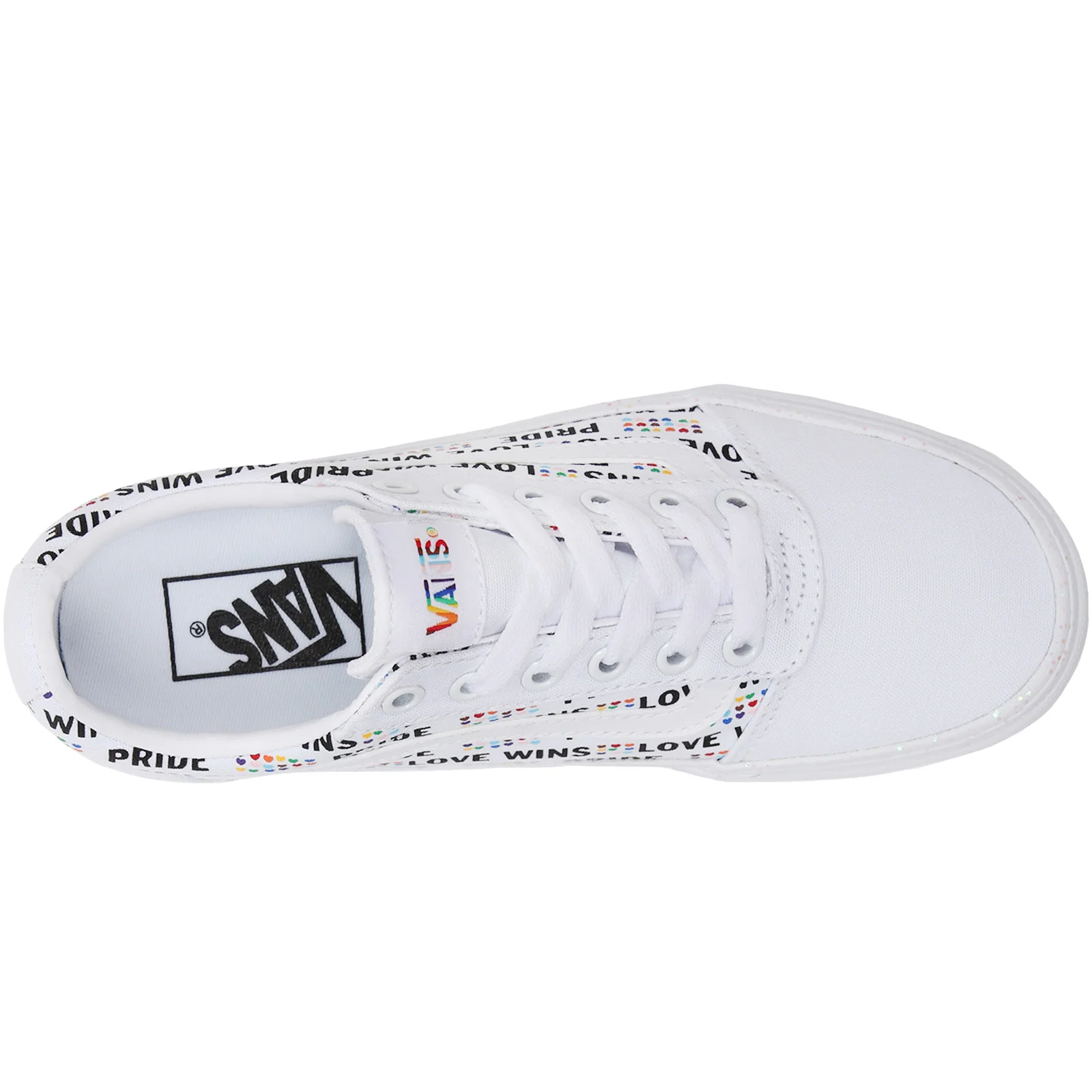Vans Womens Ward Canvas Low Rise Trainers - Image 16