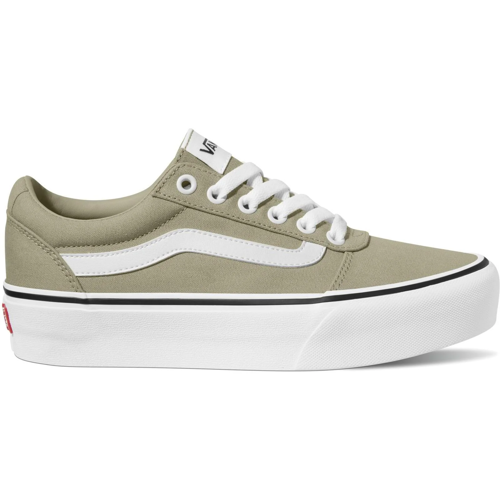 Vans Womens Ward Platform Low Rise Chunky Sole Trainers - Image 10