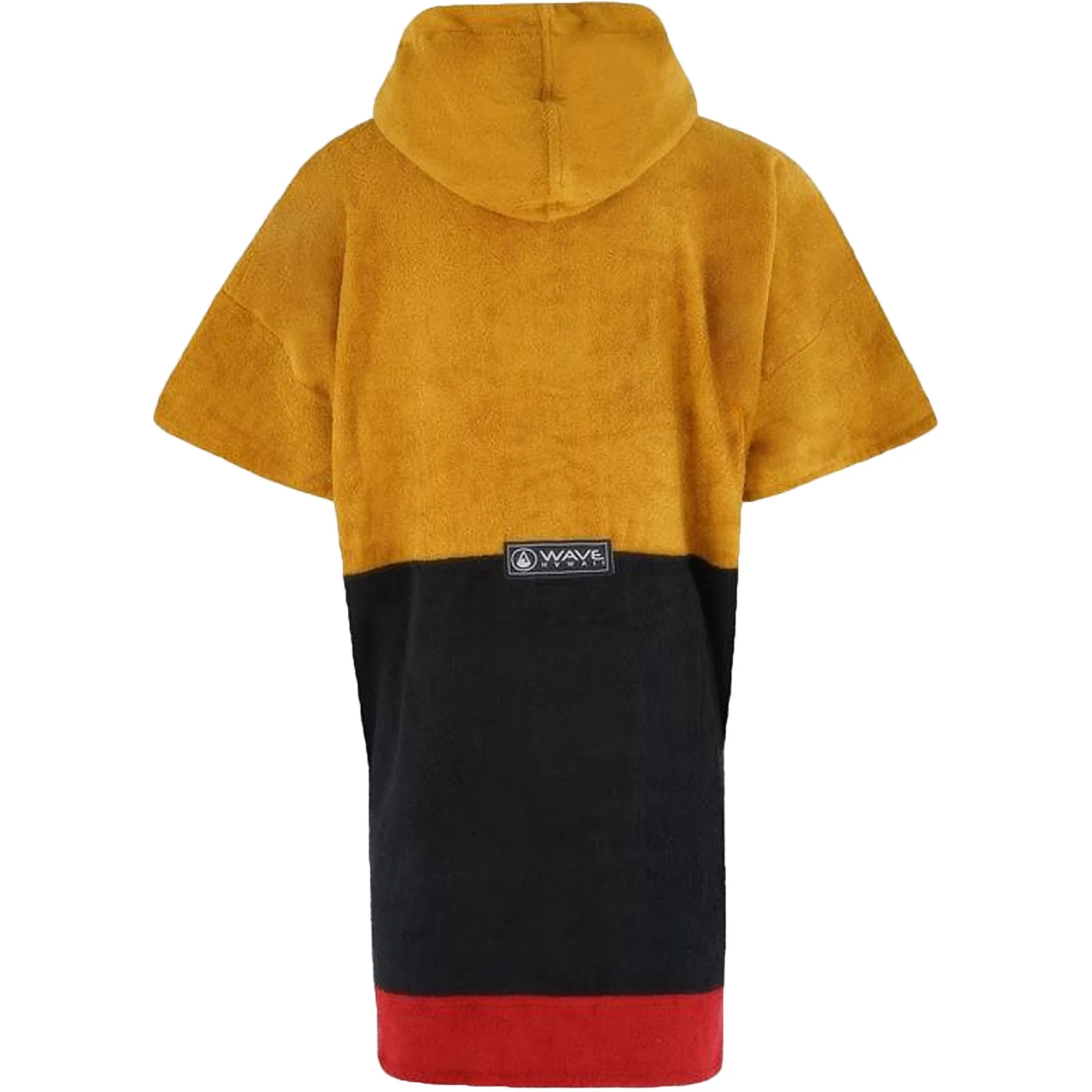 Wave Hawaii Unisex Dusty Zip Up Surfing Towel Poncho - Mustard - Image 3