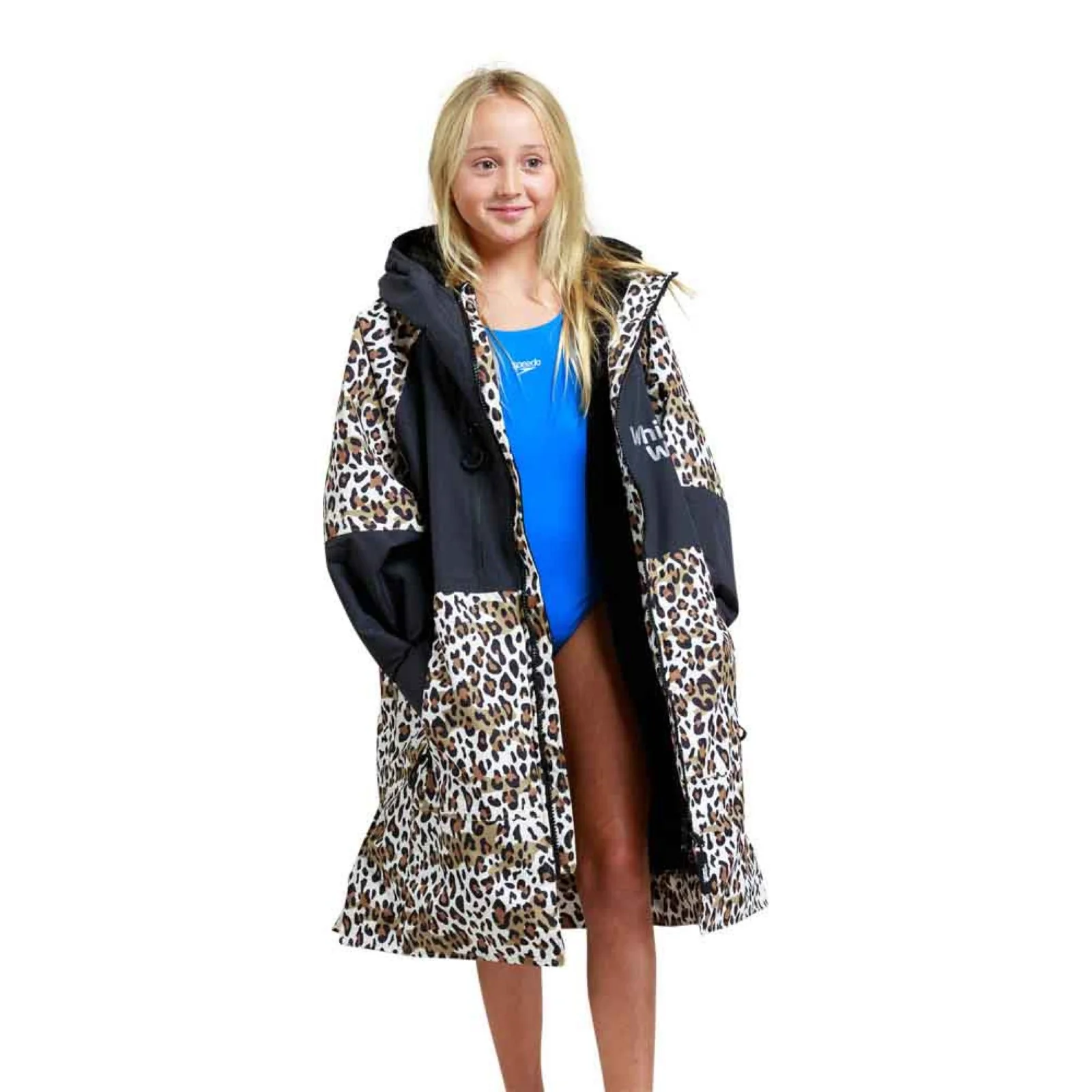 White Water Kids Hard Shell Waterproof Changing Robe - Image 17