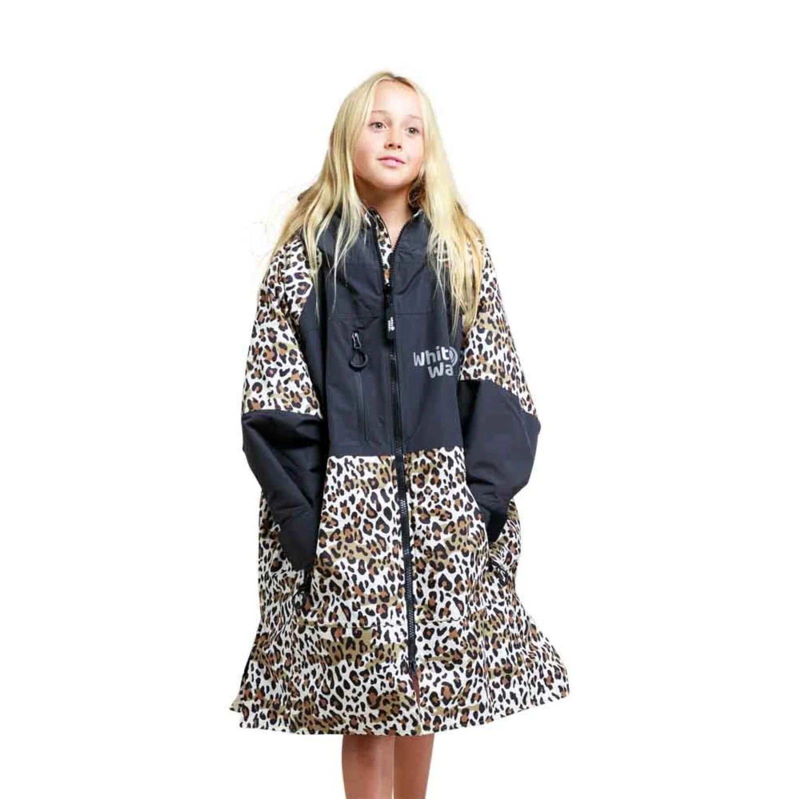 White Water Kids Hard Shell Waterproof Changing Robe - Image 5